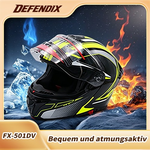 Casco reversibile nero - , lucido