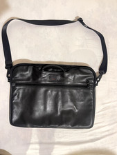 tumi alpha PC laptop briefcase leather TOP