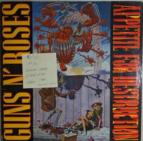 Guns roses appetite for - n,