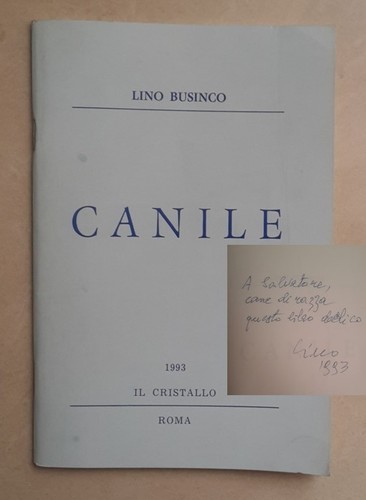 Autografato libro poesie - autografato,