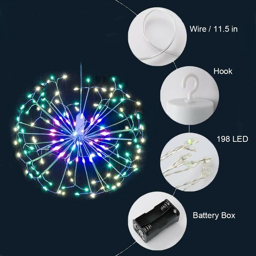 Sfera luminosa 198 led - luminosa,