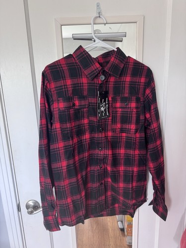 Plaid true religion rosso - true,