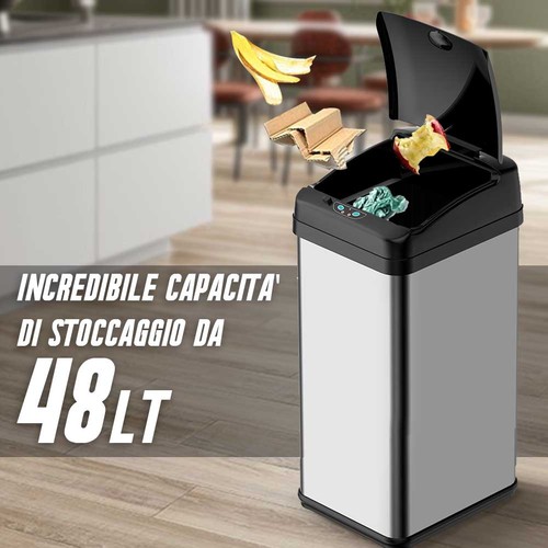 Pattumiera acciaio abs pp - in,