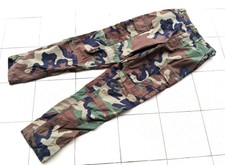 Pantaloni vintage U.S. Army woodland tg. X-Small etichettati mai usati originali