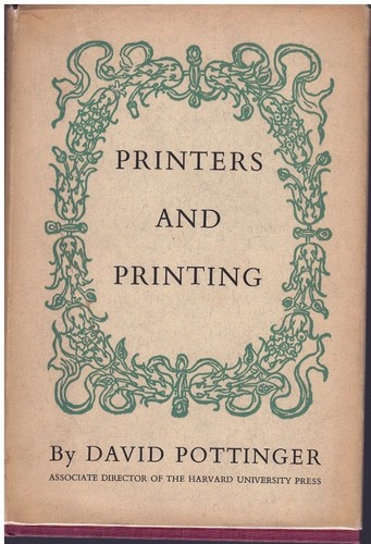 Printers and printing - and,