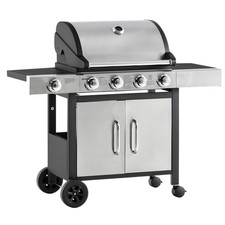 Barbecue grill nero acciaio - nero,