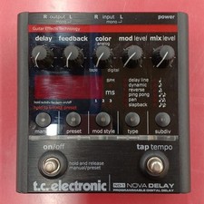 TC ELECTRONIC ND-1 NOVA DELAY Pedale per chitarra effetti - 6 tipi di ritardo - 9 preset utente