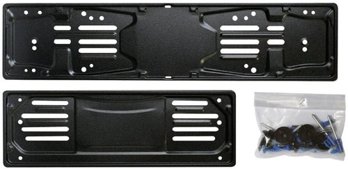 Kit porta targa metallo - porta,