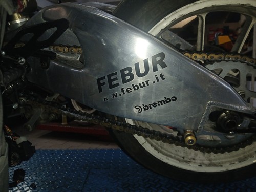 Raro forcellone febur - febur, in