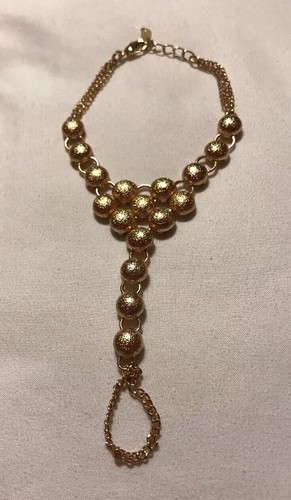 Bracciale con anello dito - anello,