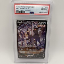 Carta Pokemon PSA 10 Umbreon V