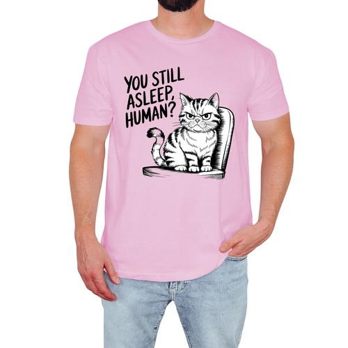 Shirt uomo gatto - uomo,