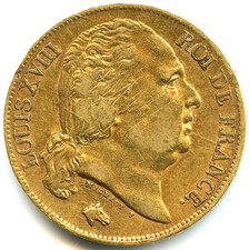 20 franchi ORO Luigi XVIII