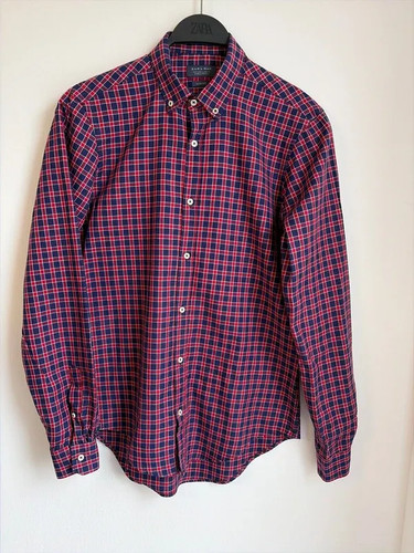 Camicia zara uomo rosso navy - rosso, e