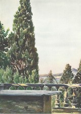 Stampa antica TIVOLI VILLA