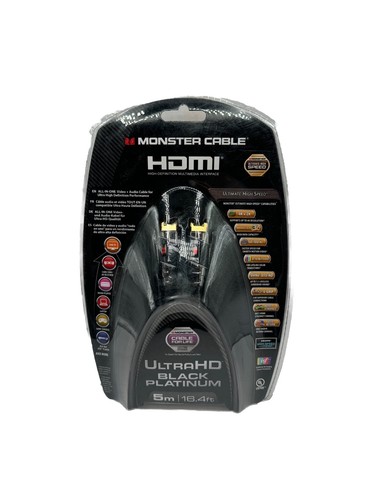 Cavo monster ultra nero - ultra, hd