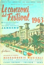 LE CANZONI DEL FESTIVAL 1963