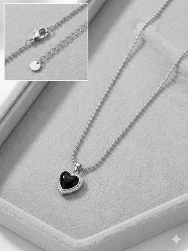 Collana con ciondolo cuore - ciondolo,