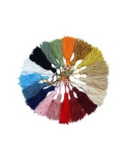 2 Pz Nappina Piccola Fiocco Porta Chiave Arredo Armadi Calendario Tinta Unita Al