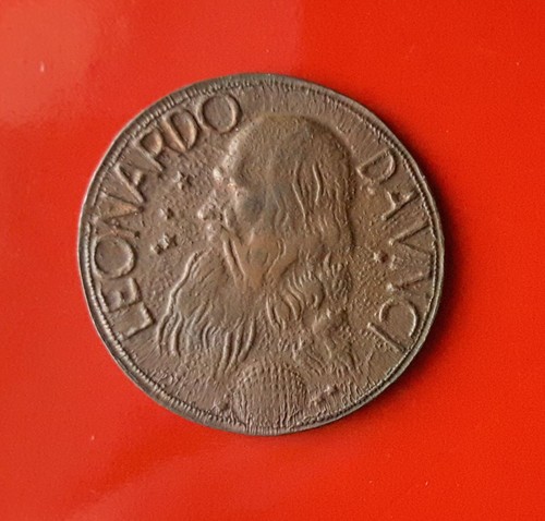 Medaglia leonardo vinci - medaglia,