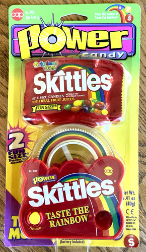 Skittles power candy - candy, tappo
