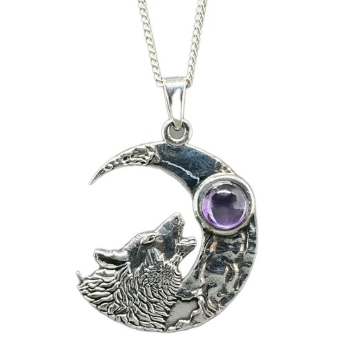Collana con ciondolo ametista