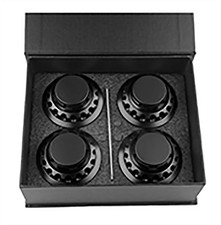 Coprimozzo nero 4 * 76 mm