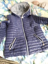 giubbino unisex  colore blu da mezza stagione con cappuccio € 30