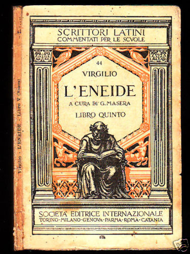 Eneide libro quinto di - libro,