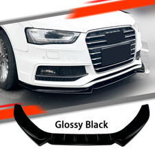 Kit Corpo Spoiler Labbro Spoiler Paraurti Anteriore Adatto per Audi A4 S Line S4 B8.5 2012-2015
