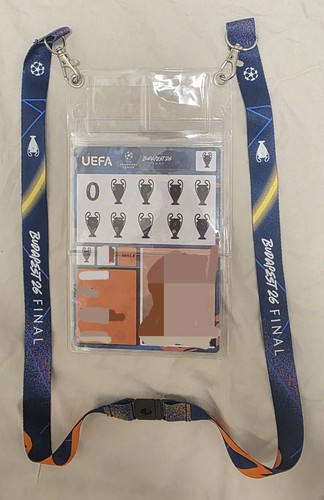 Pass lanyard finale uefa - pass,