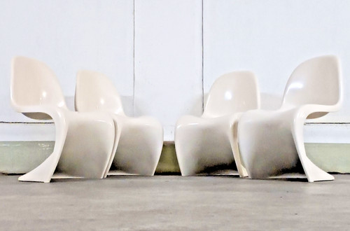Verner panton chair bianca - verner, 1