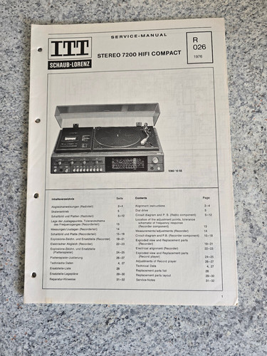 Manuale servizio originale - servizio,