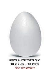 UOVA POLISTIROLO 10 x 7 cm –