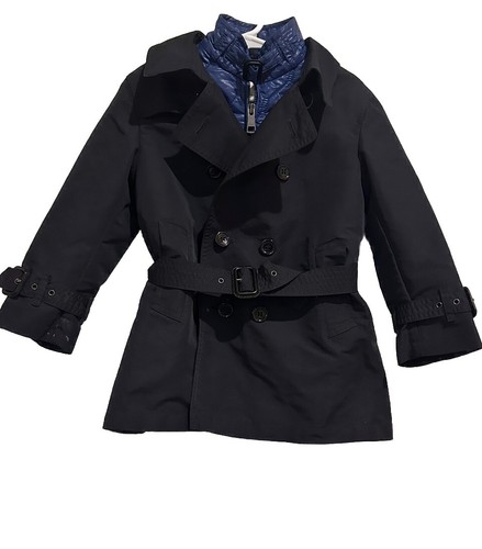 Trench coat zip - bambino, blu