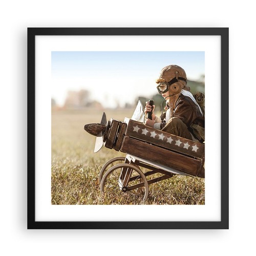 Poster 40x40cm infanzia - 40x40cm, aereo