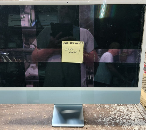 Apple imac blu schermo - imac,