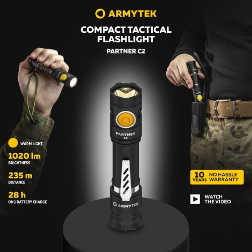 Torcia led edc armytek partner - led,