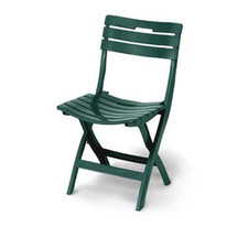 Sedia pieghevole in plastica