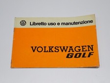 VOLKSWAGEN GOLF  LIBRETTO USO
