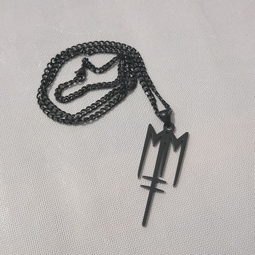 Collana uomo acciaio inox - , nero