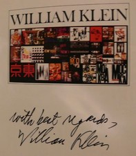 William Klein signiert Fotograf Original Unterschrift Signatur Autogramm