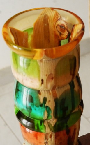 Vaso resina epossidica - vaso, in