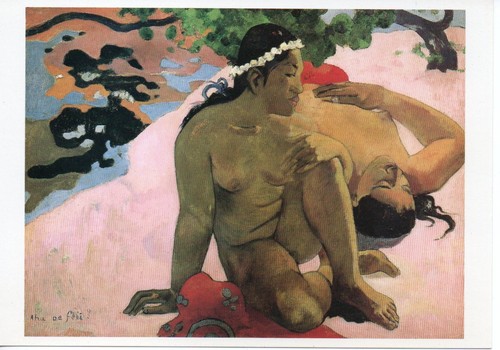 Carte postale gauguin aha - postale,