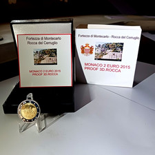 MONACO 2 EURO 2015 PROOF 3D