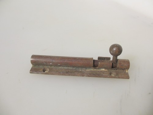 Antique brass door lock - antique,
