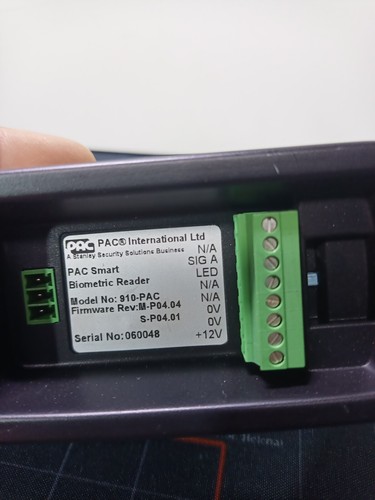 Pac lettore biometrico 910 - pac,