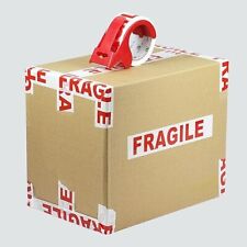 Nastro adesivo per imballo con scritta FRAGILE 48 mm x 66 mt 12 ROTOLI