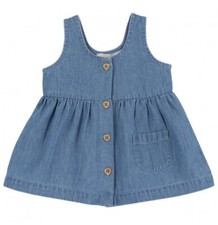 Vestito Chicco bimba effetto denim 045527