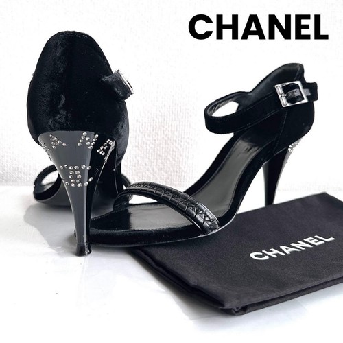 Sandali chanel neri - chanel, 35,5